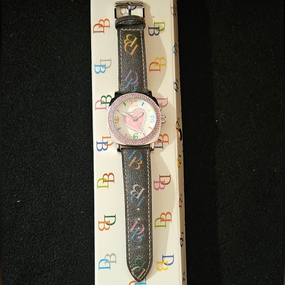Dooney & Bourke Multicolor Signature Watch - Picture 1 of 8